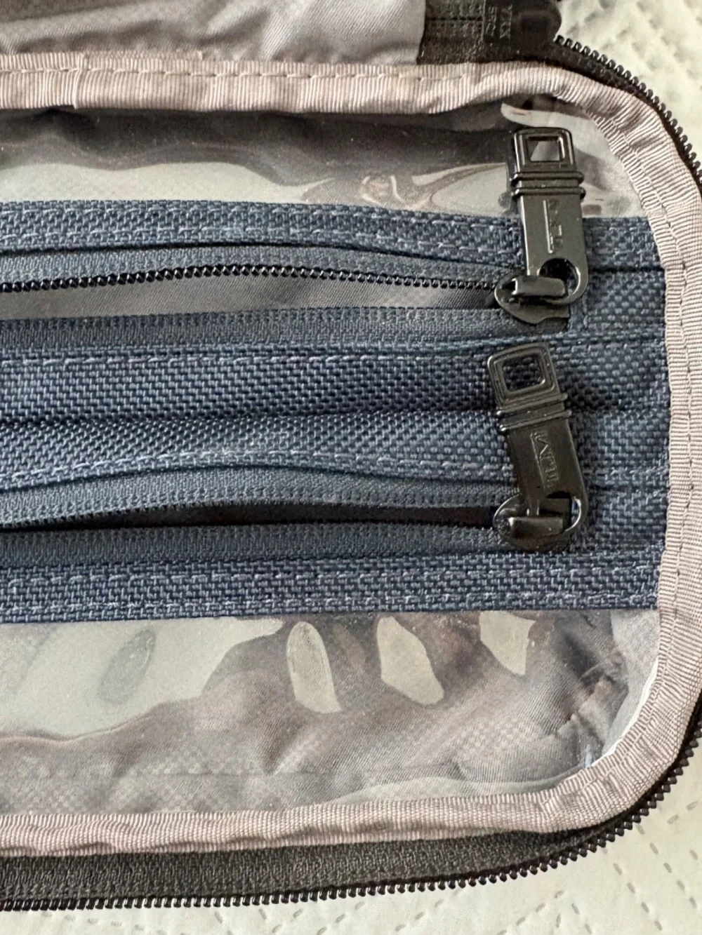 Tumi Alpha II Split Travel Bag Men's Navy/Anthracite (Blue Camo) Ballistic Nylon